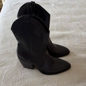 Mix No. 6 Black Heeled Boots